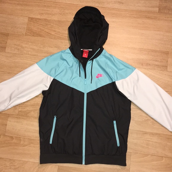 Nike Other - Nike Color Block Hooded Windbreaker
